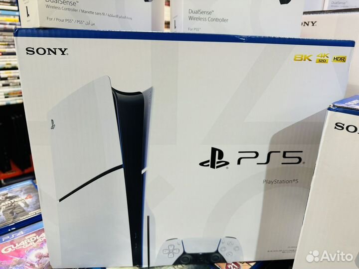 Sony playstation 5 ps5 slim с дисководом новая
