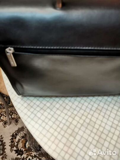 Мужской кожаный портфель бу