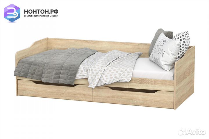 Кровать Флай дуб сонома
