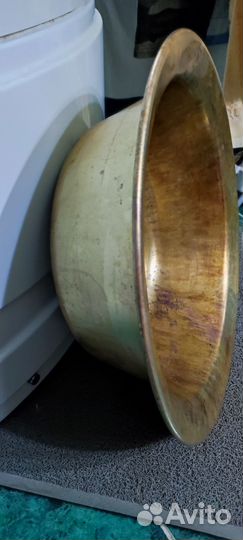 Латунный таз для варенья бу