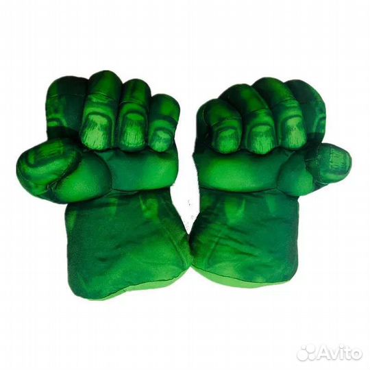 Новые кулаки Халка мягкие /перчатки Халка
