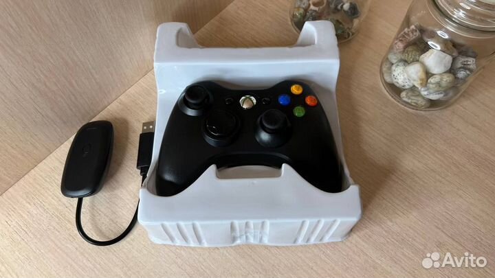 Джойстик Xbox 360 беспроводной с ресивером для пк