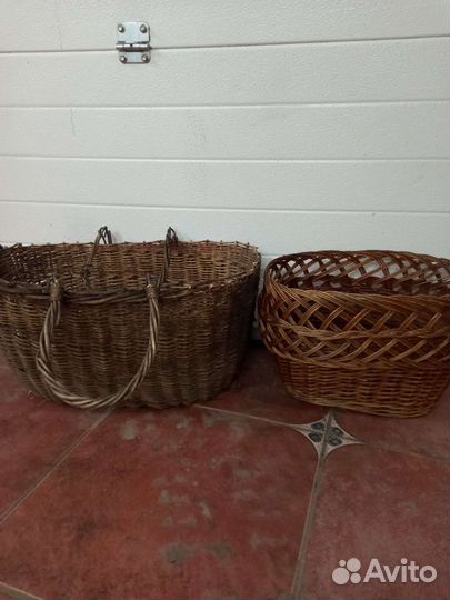 Старинные корзинки, большие