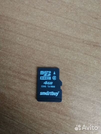 Карта памяти MicroSD 4гб