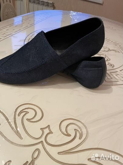 Маккасины из джинсов