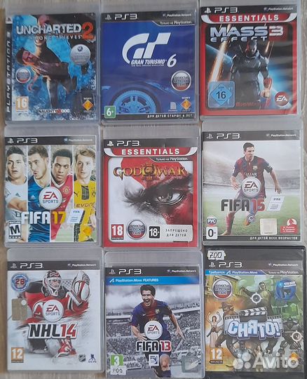 PS3 Super Slim + 2 геймпада + 9 игр + hdmi