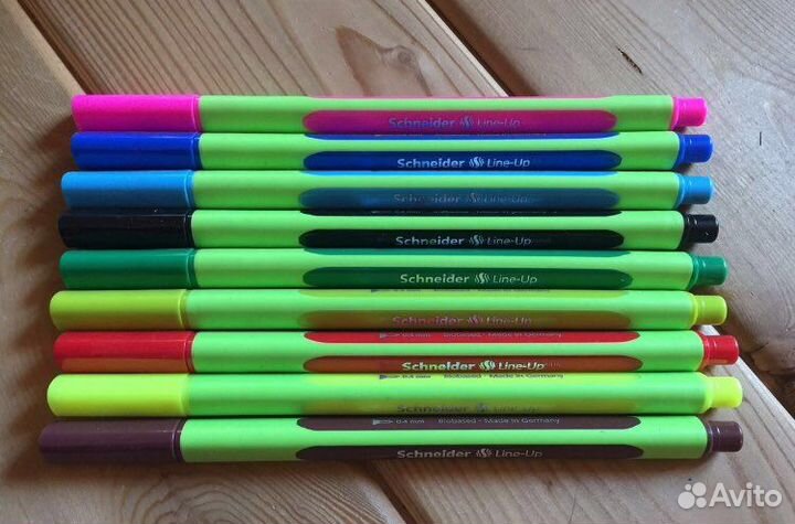 Ручки гелевые, капиллярные разные