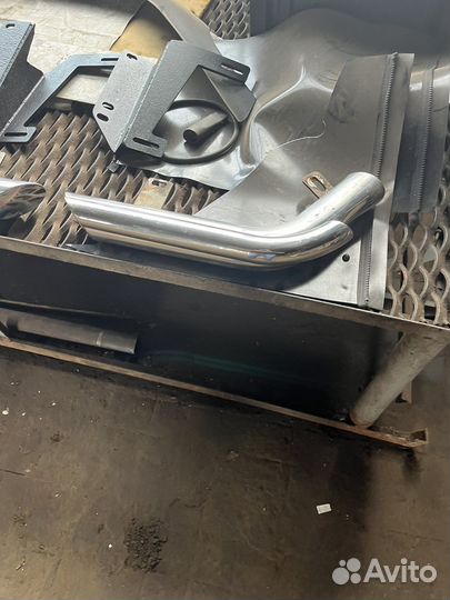 Защита заднего бампера