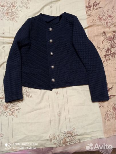 Жакет школьный и жилетка