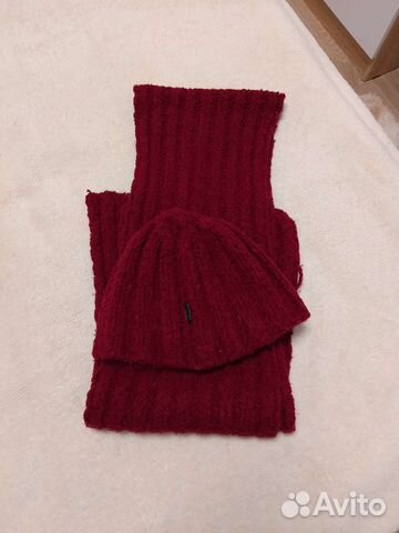 Комплект шапка и шарф б/у