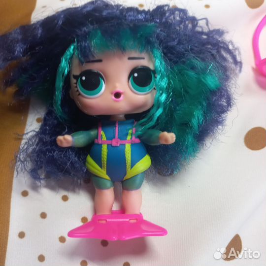 Кукла лол с волосами