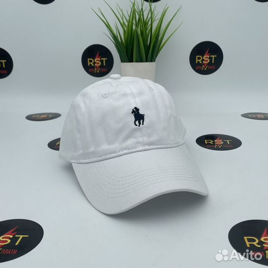 Кепка polo ralph lauren белая