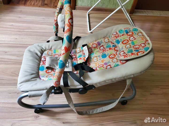 Шезлонг babyton, новый, без пробега)