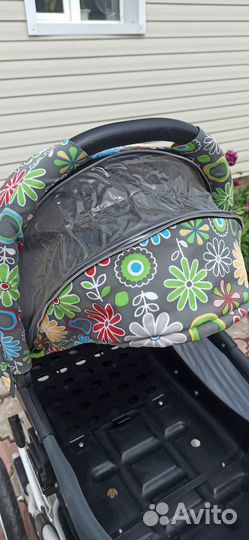 Коляска 2 в 1, люлька и прогулочный блок