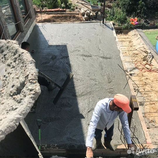 Бетон. Раствор. Насос. Транспортерная лента