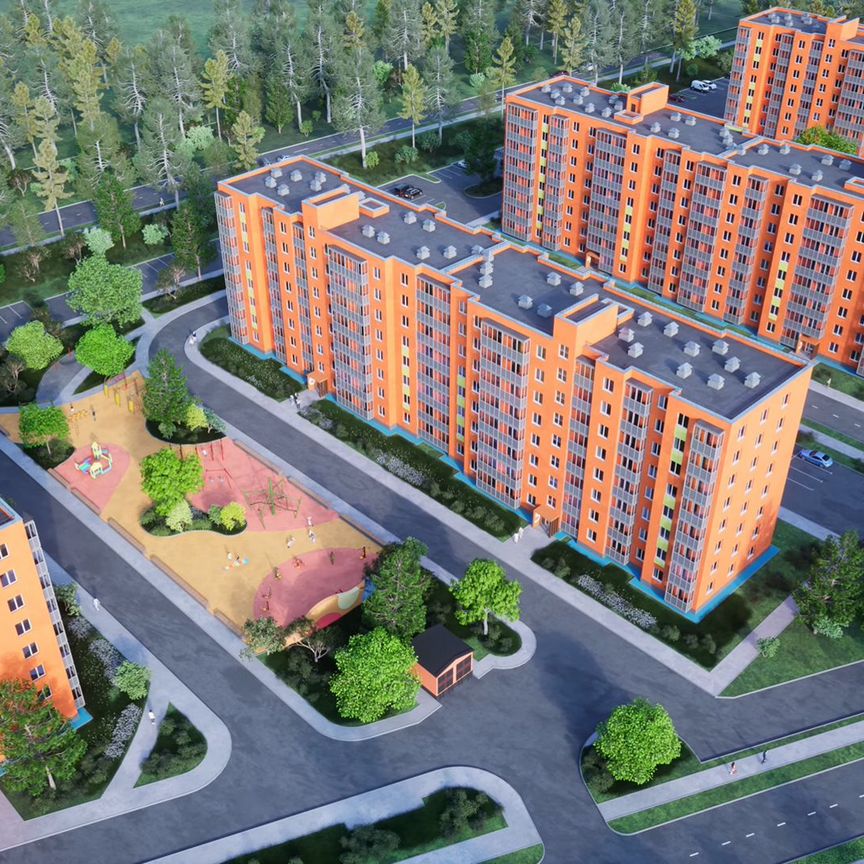 2-к. квартира, 63,6 м², 5/9 эт.