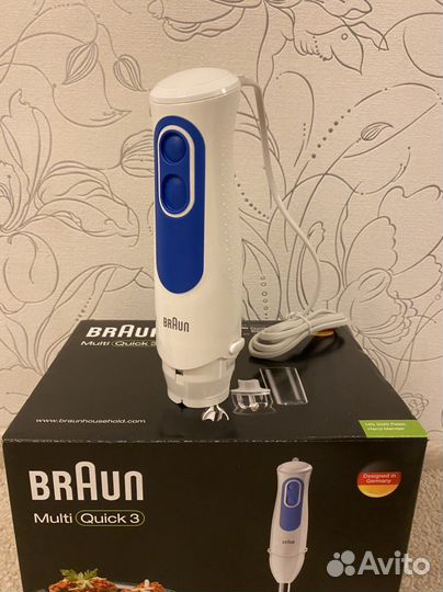Погружной блендер braun новый
