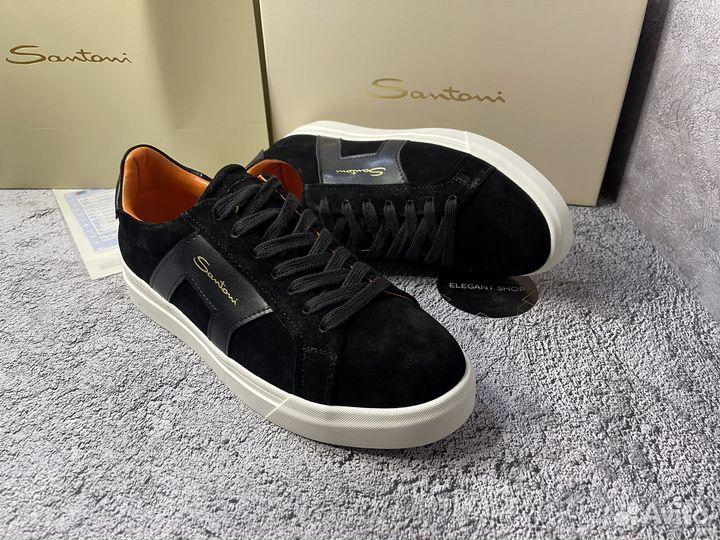 Santoni кеды мужские большие размеры