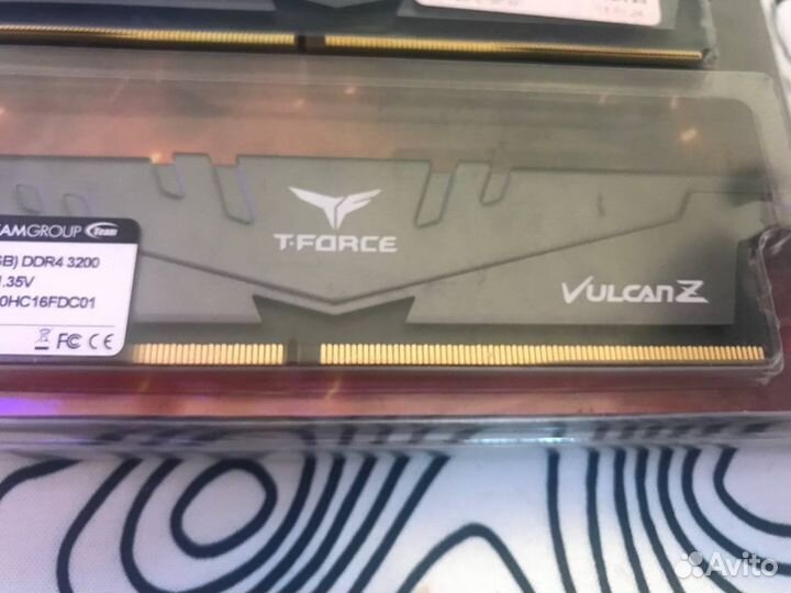Оперативная память ddr4 16gb 3200 Team Force Vulca