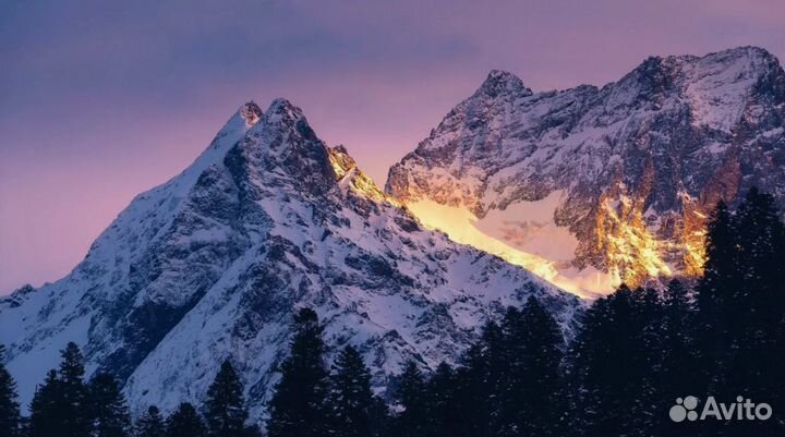 Турпутевка Домбай завтрак на 6 ночей