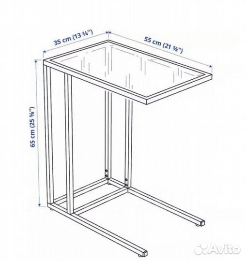 Столик Икея IKEA журнальный