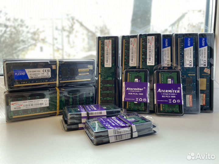 Новая озу для Пк и ноута / DDR2 / DDR3