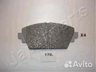 Колодки тормозные передние japanparts PA-176AF