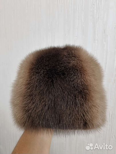 Шапка норковая новая женская
