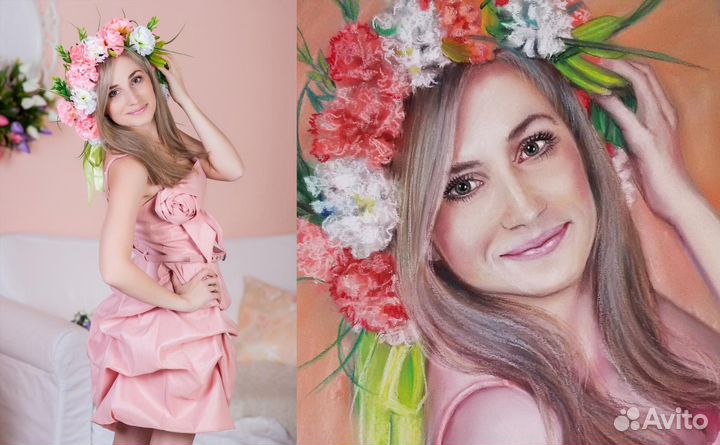 Портрет на холсте по фото