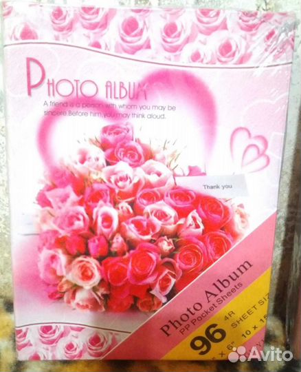 Фотоальбомы 96 листов, с розами