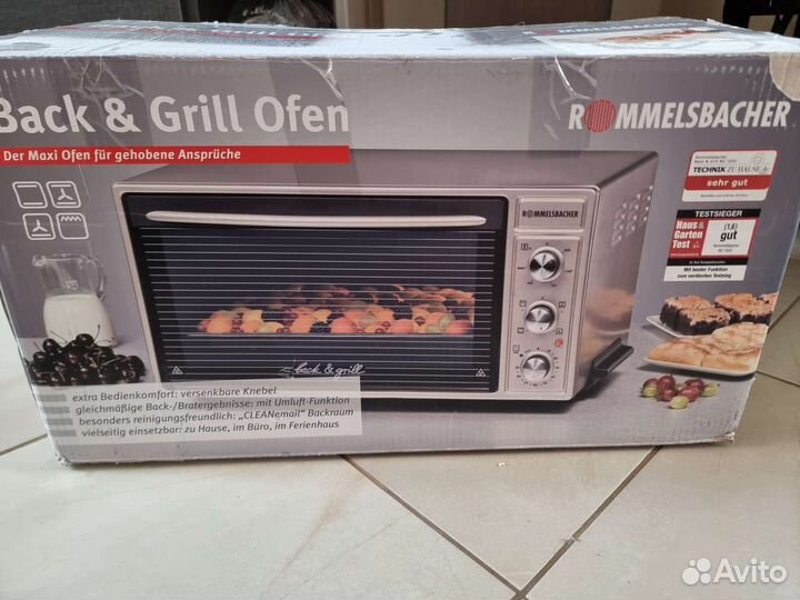 Электрическая мини печь-гриль