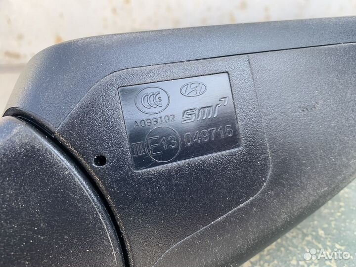 Зеркало правое Hyundai Creta 2016-2021 Оригинал