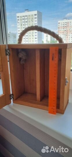 Коробка подарочная деревянная