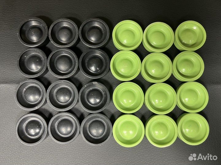 Шашки фишки старинные тяжёлые 1950-е года