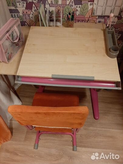 Парта трансформер Дэми со стулом