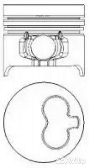 Nural 87-336507-00 Поршнекомплект