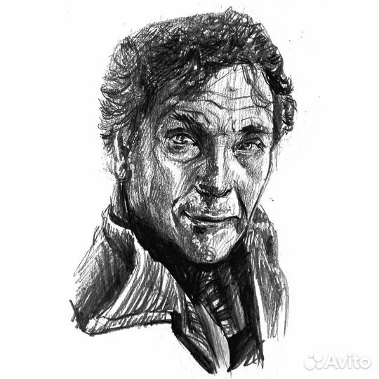 Портрет по фото карандашом