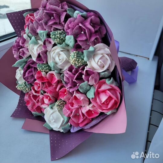 Зефирные букеты