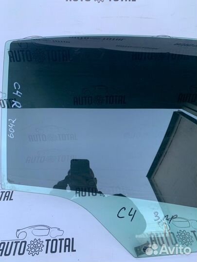 Стекло двери заднее правое Citroen C4 2011