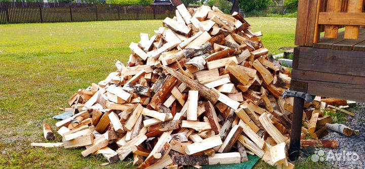 Дрова Береза с доставкой в Выборге