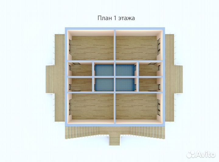 Лстк каркас мини-гостиницы