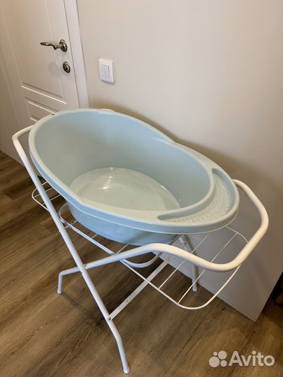 Ванночка для купания с подставкой + гамак