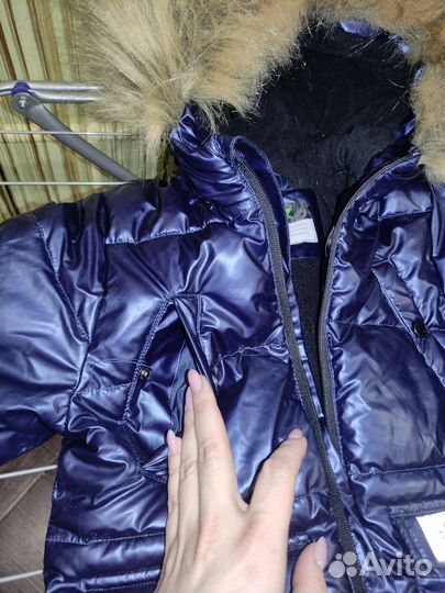 Зимняя куртка для двойни 98 цена за 2