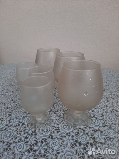 Фужеры стеклянные