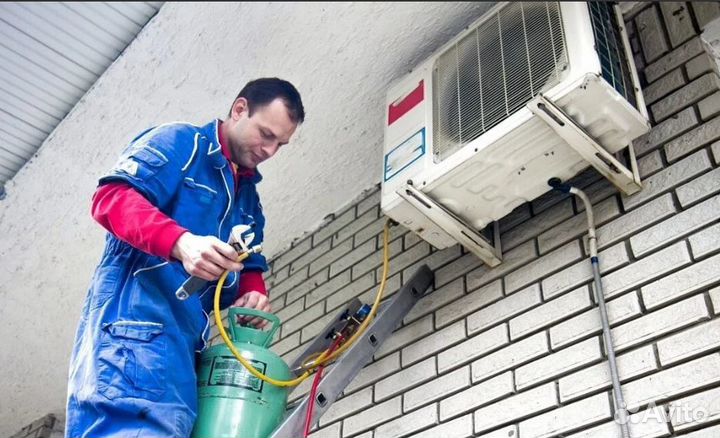 Ремонт, чистка, заправка сплит систем