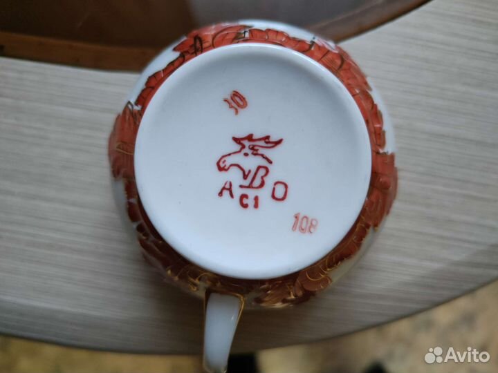 Чайный сервиз СССР барбарис (Вербилки