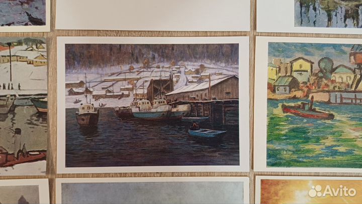 Порты, пристани, верфи, 43 открытки