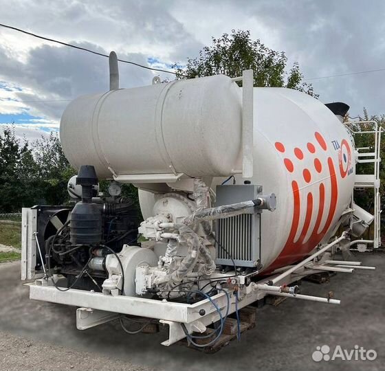 Установка миксера 6, 7 кубов