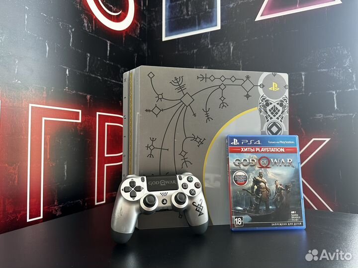 Sony PS4 pro Limited + Диск God of WLimited