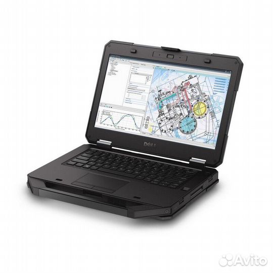 Ноутбук dell latitude 5414 rugged военный